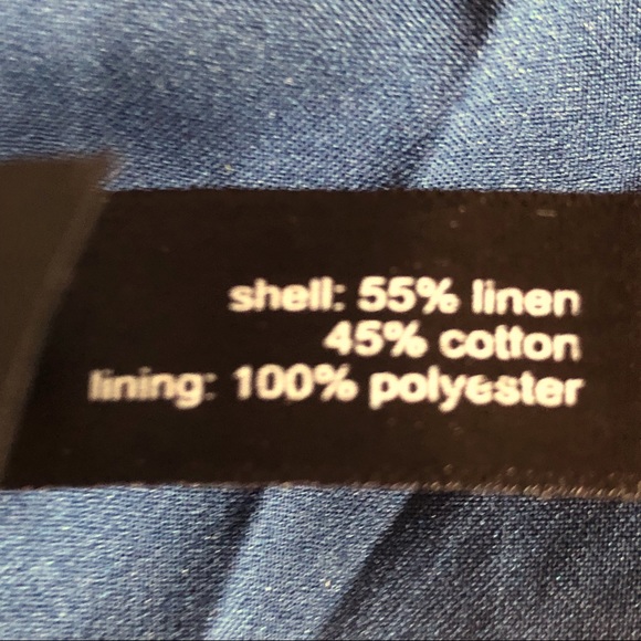 The Limited Blue Linen Chambray Mini Skirt size 6 - Picture 16 of 16